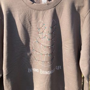 Peace out- ugly Christmas sweater. Size large